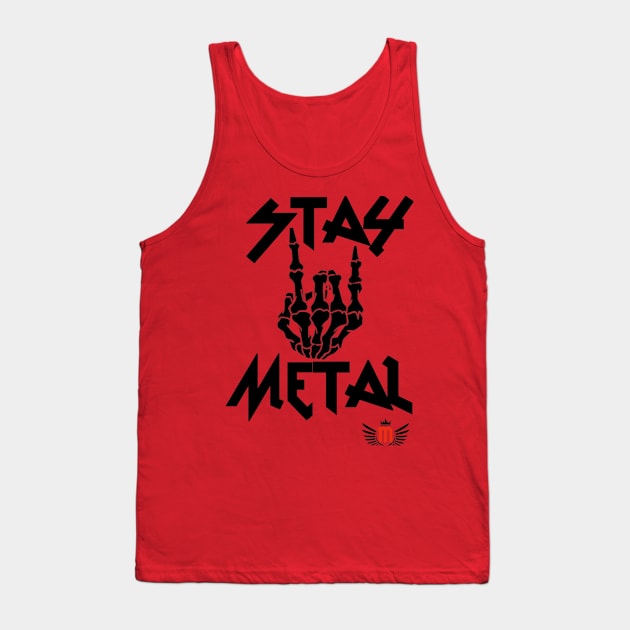 Stay Metal-The Metal Groove Tank Top by Thrill Me Podcast Network